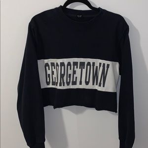 cropped john galt sweatshirt
